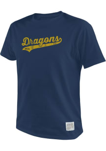 Original Retro Brand Drexel Dragons Navy Blue Vintage Short Sleeve Fashion T Shirt
