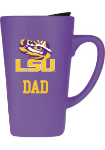 LSU Tigers 16oz Soft Touch Dad Ceramic Mug - Purple