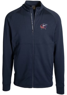 Levelwear Columbus Blue Jackets Mens Navy Blue Nitro Track Jacket