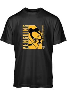 Levelwear Pittsburgh Penguins Black Anthem Short Sleeve T Shirt