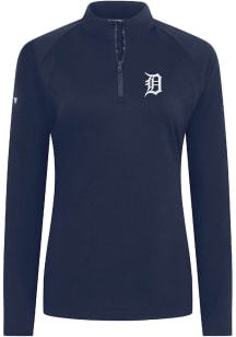 Levelwear Detroit Tigers Womens Navy Blue Flex Qtr Zip Pullover