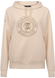 Levelwear Philadelphia Phillies Womens White Adorn Gateway Hooded Sweatshirt