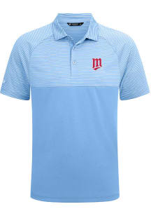 Levelwear Minnesota Twins Mens Light Blue Classic Stripes Short Sleeve Polo