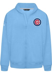 Levelwear Chicago Cubs Mens Light Blue Uphill Long Sleeve Full Zip Jacket