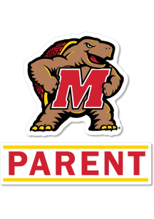 Maryland Terrapins 3 Inch Parent Auto Decal - Red
