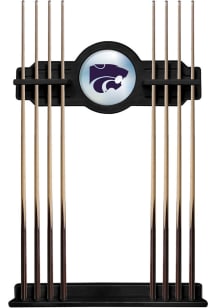 K-State Wildcats Solid Wood Cue Rack Pool Table