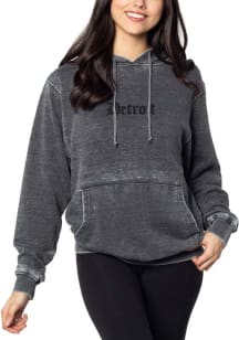 Detroit Womens Charcoal Everybody Hoodie Hooded Sweatshirt