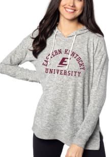 Eastern Kentucky Colonels Womens Charcoal Tunic Hooded Sweatshirt