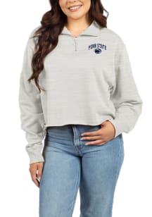 Penn State Nittany Lions Womens Grey Team Pride Qtr Zip
