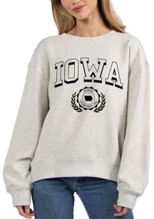 Iowa Womens Grey X Crew Sweatshirt