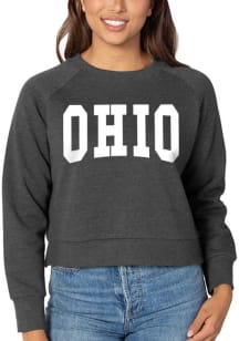 Ohio Womens Black X Crew Sweatshirt