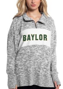 Baylor Bears Womens Grey Cozy Style Qtr Zip