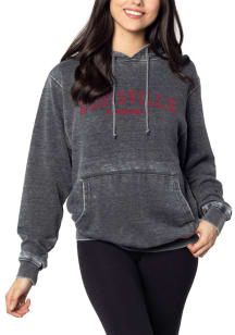 Louisville Cardinals Womens Black Everybody Hooded Sweatshirt