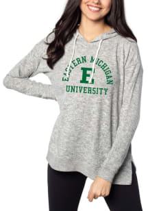 Eastern Michigan Eagles Womens Grey Cozy Hooded Sweatshirt