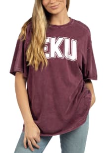 Eastern Kentucky Colonels Womens White Band Short Sleeve T-Shirt