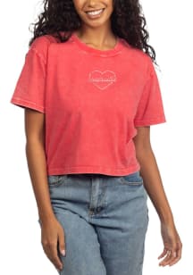 Louisville Cardinals Womens Red Short N Sweet Short Sleeve T-Shirt