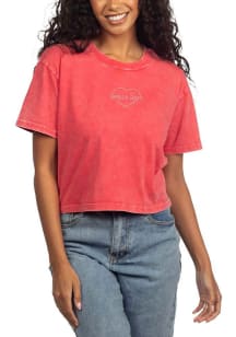Texas Tech Red Raiders Womens Red Short N Sweet Short Sleeve T-Shirt
