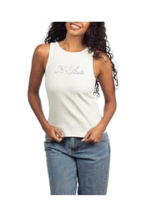 K-State Wildcats Womens White Classic Tank Top