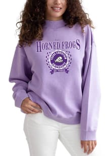 TCU Horned Frogs Womens Purple Nantucket Crew Sweatshirt