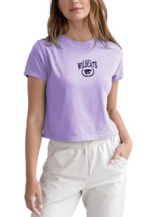 K-State Wildcats Womens Purple Montauk Short Sleeve T-Shirt