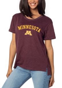 Minnesota Golden Gophers Womens Maroon Must Have Short Sleeve T-Shirt