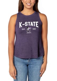 K-State Wildcats Womens Purple Swing Tank Top