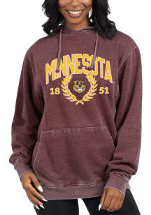 Minnesota Golden Gophers Womens Maroon Everybody Design Hooded Sweatshirt