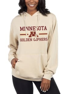 Minnesota Golden Gophers Womens Oatmeal Everybody Hooded Sweatshirt