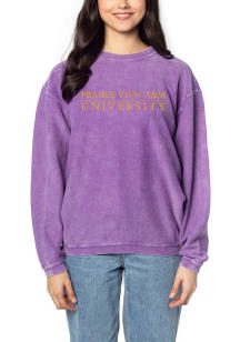 Prairie View A&M Panthers Womens Purple Corded Crew Sweatshirt