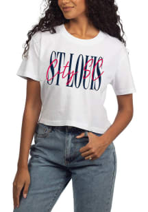 St Louis City SC Womens White Short Short Sleeve T-Shirt