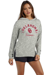 Oklahoma State Cowboys Womens Grey Snuggle Up Hooded Sweatshirt