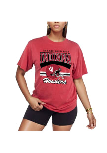 Indiana Hoosiers Womens Crimson Heritage Short Sleeve T-Shirt