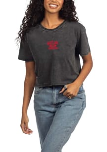 Maryland Terrapins Womens Black Short N Sweet Short Sleeve T-Shirt