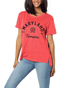 Maryland Terrapins Womens Red Must Have Short Sleeve T-Shirt