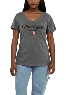 Ohio State Buckeyes Womens Black Laguna Short Sleeve T-Shirt