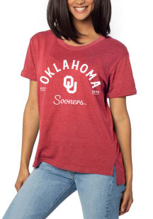 Oklahoma Sooners Womens Crimson Must Have Short Sleeve T-Shirt
