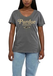 Purdue Boilermakers Womens Black Laguna Short Sleeve T-Shirt