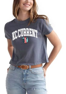 KC Current Womens Grey Montauk Short Sleeve T-Shirt