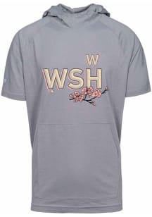 Levelwear Washington Nationals Grey City Connect Phase Short Sleeve Hoods