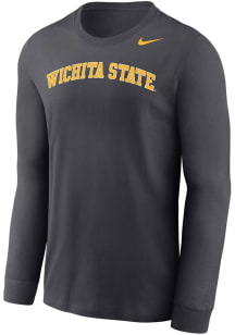 Nike Wichita State Shockers Anthracite Wordmark Legend Long Sleeve T-Shirt