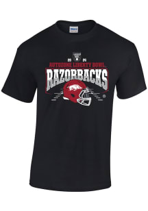 Arkansas Razorbacks Black 2024 Liberty Bowl Bound Short Sleeve T Shirt