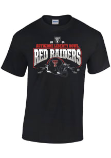 Texas Tech Red Raiders Black 2024 Liberty Bowl Bound Short Sleeve T Shirt