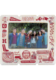 Harvard Crimson Julia Gash Picture Frame - Maroon
