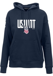 Levelwear USWNT Womens Navy Blue Adorn Hooded Sweatshirt