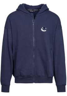 Levelwear Vancouver Canucks Mens Navy Blue Uphill Light Weight Jacket