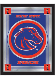 Boise State Broncos Logo Hanging Back Bar Mirror