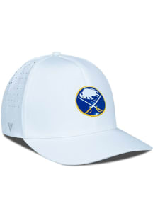 Levelwear Buffalo Sabres Mens White Zeta Structured Flex Hat