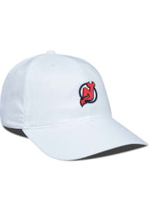 Levelwear New Jersey Devils Matrix Tech Unstructured 3D Patch Adjustable Hat - White