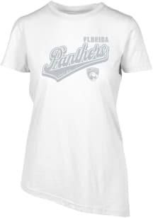 Levelwear Florida Panthers Womens White Verve Birch Short Sleeve T-Shirt