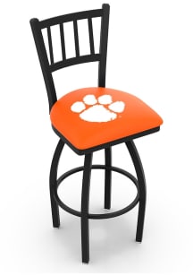 Clemson Tigers Swivel Counter Pub Stool - Black